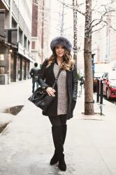 Winter Layering & Fur Headband