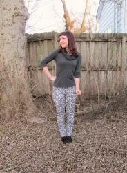 Completed: Leopard Skinnies