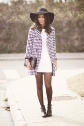 The houndstooth coat