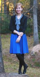 Daily Look: Blue Blossoms