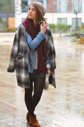 BLACK & WHITE COAT