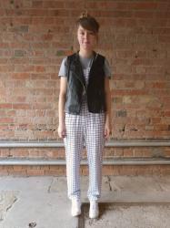 OOTD | Monochrome printed jumpsuit