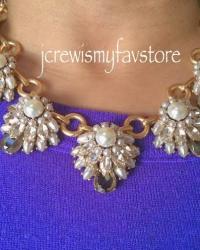 J. Crew Stacked Pearls Necklace 
