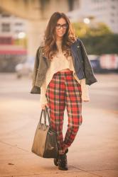 Comfy plaid....