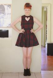 DIY Heart Cutout Dress & How To Time Travel