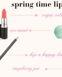 Spring Time Lipstick Colors