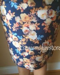 J. Crew No. 2 Pencil Skirt in Antique Floral