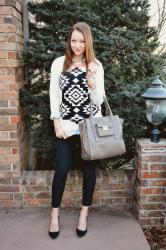 January Remix: Graphic Sweater {3 + recap}