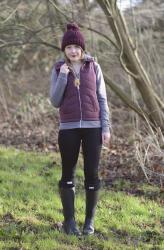 Winter Walks In Black Hunter Wellies