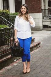 Feeling Blue in Weekend Casual Outfit