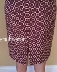 J. Crew Soft Pencil Skirt in Rosewood 