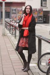 Red Scarf, Knee Socks