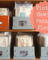 Vintage Sewing Pattern Pledge - will you join me?