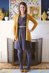 Purple & Mustard