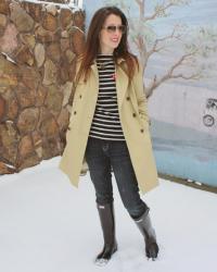 J.Crew Comme des Garcon & Hunter Boots