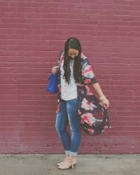 FLORAL KIMONO