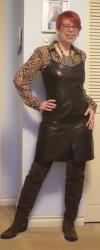 Leopard/Leather; Swingin' 60s Gala; Shopping; and a Watchful Kitty