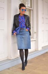 Orange Hearts and Cobalt Blue