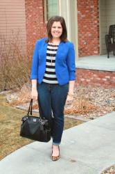 Cobalt and Stripes Two Ways