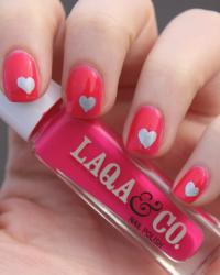 Sharpie Heart Nail Art