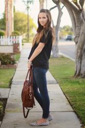 THREE WAYS TO WEAR A BLACK TEE