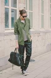 THOSE PLEATHER PANTS