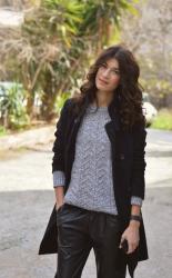 Grey & Leather