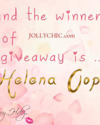And the winner of Jollychic giveaway is....