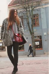 Walking through Vilnius