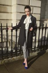 London Fashion Week Day 3 // Pinstripes, Checks and Miu Miu