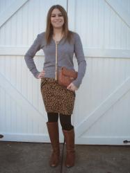 Mix It Mondays: Leopard Skirt