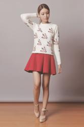 (Choies sweater and skirt, Romwe shoes) Hype this look on...