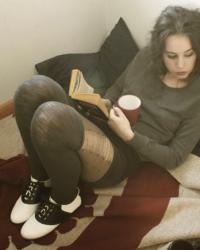 girl reading // two