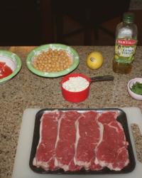 Recipe: Gluten Free Steak with Chickpeas, Tomatoes, & Feta 