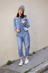 Denim on denim ... on denim