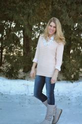 Pink Sweater and Sephora Giveaway! 
