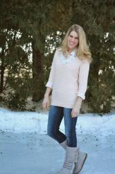 Pink Sweater and Sephora Giveaway! 