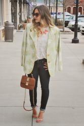 Outfit Post: Vintage Floral Blazer