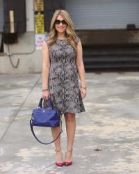 Snakeprint Dress