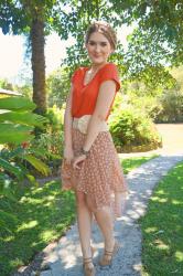 {Outfit}: Fresh Orange Summer Outfit
