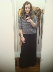 Side Braid and Maxi Dress