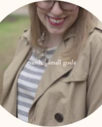 march | small goals