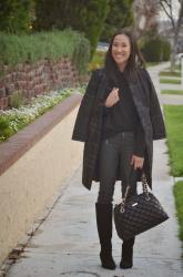 Outfit | 1 Look 3 Rainy Day Coats Style Series: Black on Black