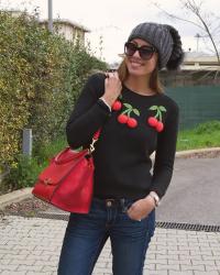 Cherry sweater