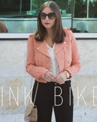 Biker rosa pastel