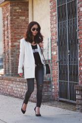 Back to Basic: Casual Blazer and Cropped Jeans