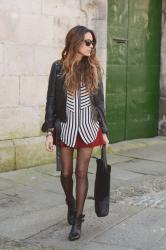 stripes + skirt