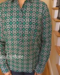 J. Crew Lattice Medallion Popover 