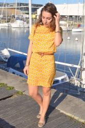 A hint of spring : la robe couleur soleil