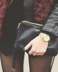 black skort